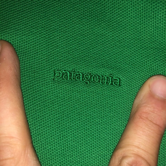 Men’s Patagonia Polo Green - Size Medium - Picture 3 of 4
